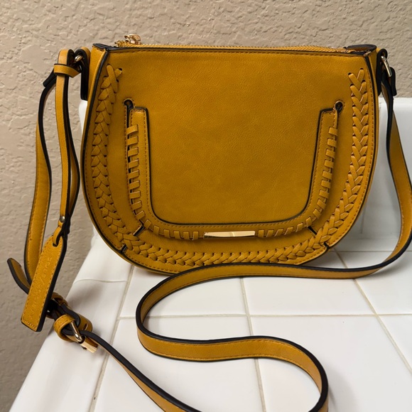 Sole Society Handbags - Elegant sole society Yellow Crossbody Bag